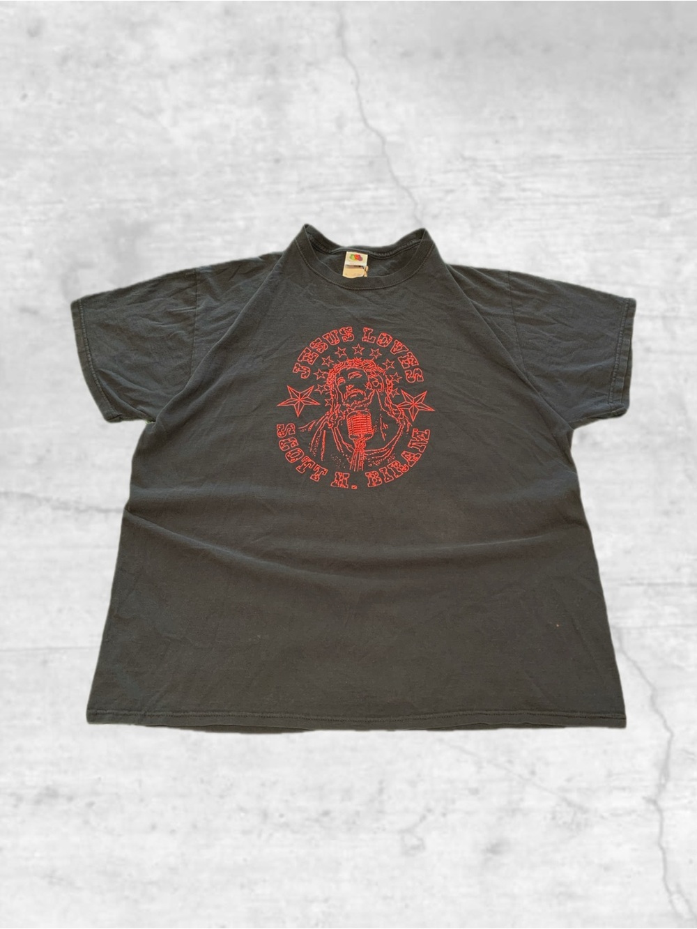SCOTT H. BIRAM – JESUS ​​LOVES NOTHIN' BUT BLOOD 2014 TOUR SHIRT (SIZE XL)